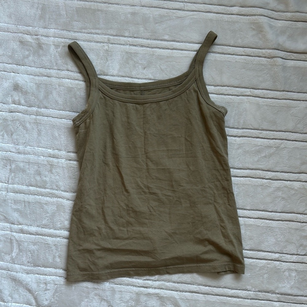 Everlane olive Fitted Camisole Top